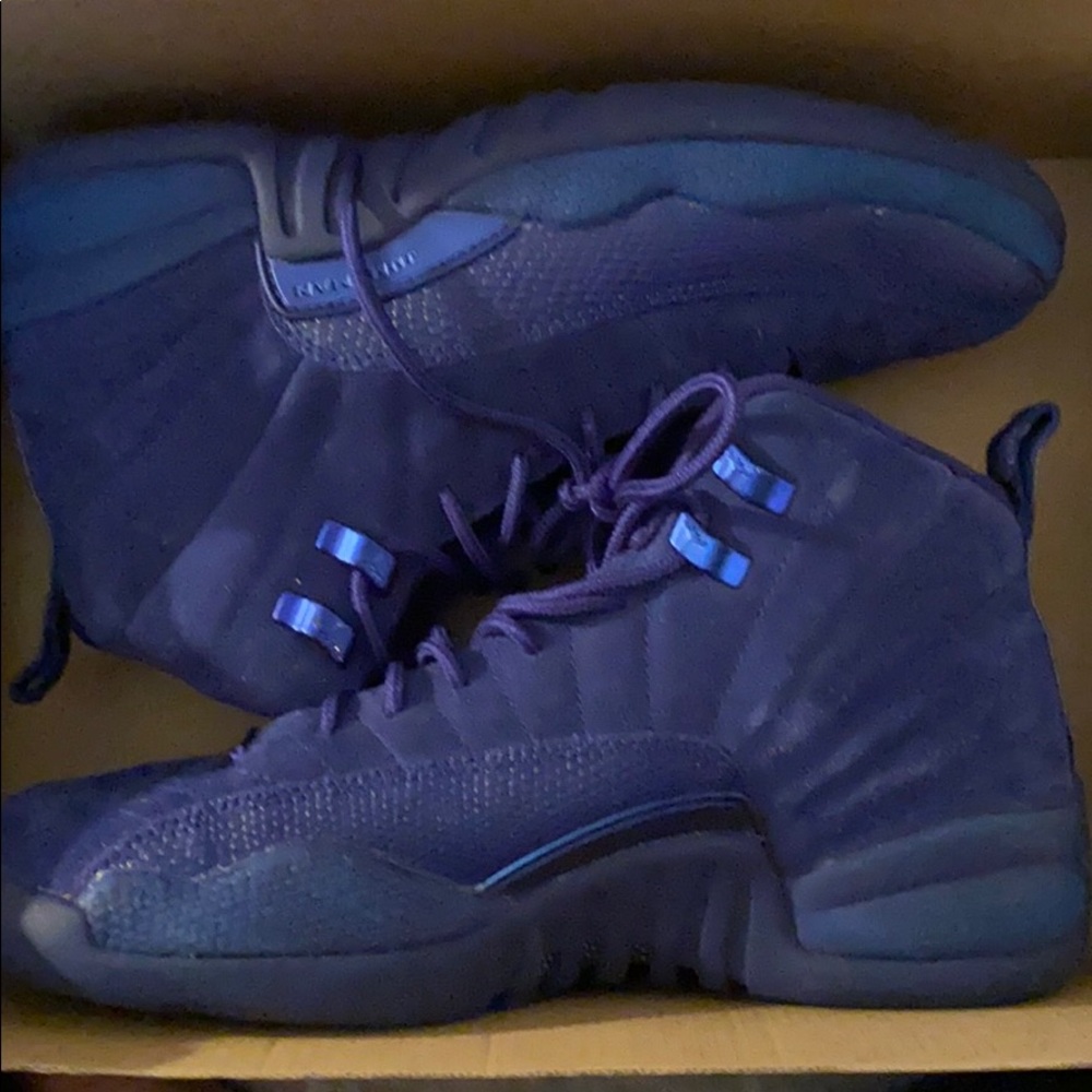 Royal blue Jordan 12’s